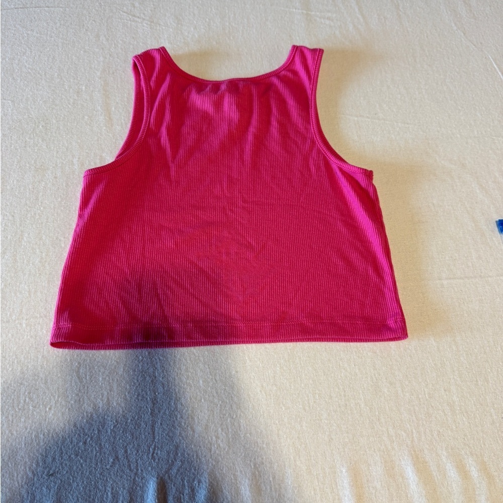 SHEIN Size Large Vibrant‎ Pink Tank Top - Picture 2 of 4